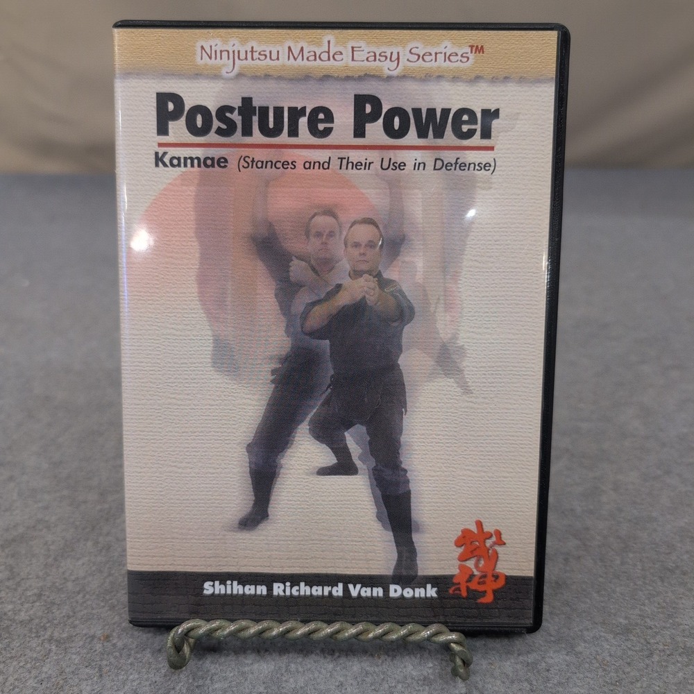 Ninjutsu Made Easy Posture Power Kamae Shihan Richard Van Donk DVD Martial Arts - Picture 1 of 2